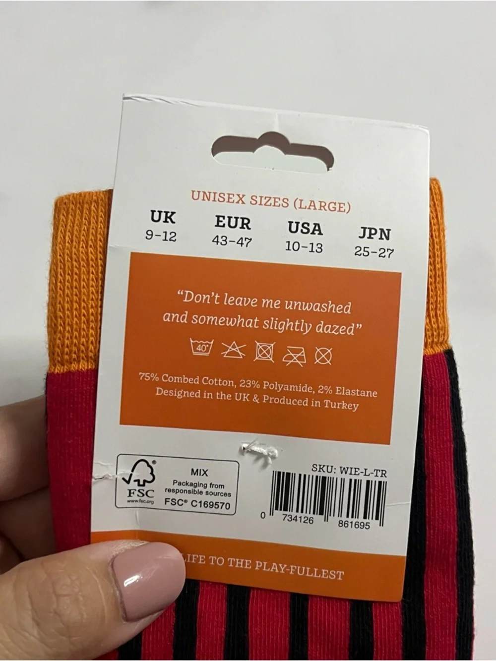New Chatty Feet David Toewie Unisex Socks